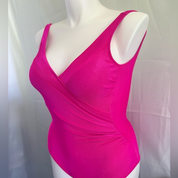 Hit Pink One-Piece Swim Wear - Picture 2 of 3